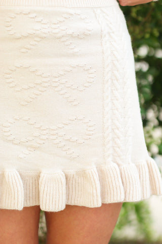 Cutie Bow Sweater Skirt
