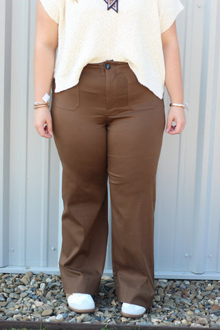 front pocket stretchy pants