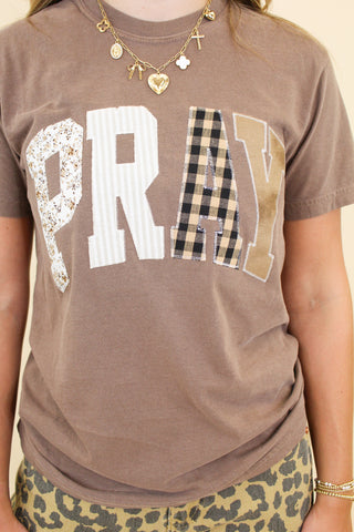 Pray Patchwork Tee