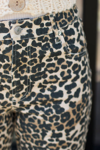 The Lena Leopard Jeans