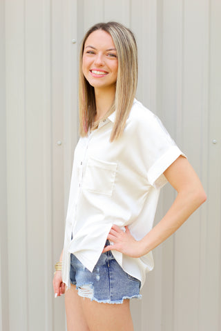 Summer Girl Button Down Top