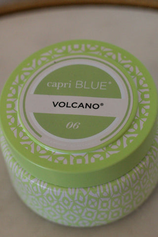 8.5 oz Volcano Printed Tin Candle
