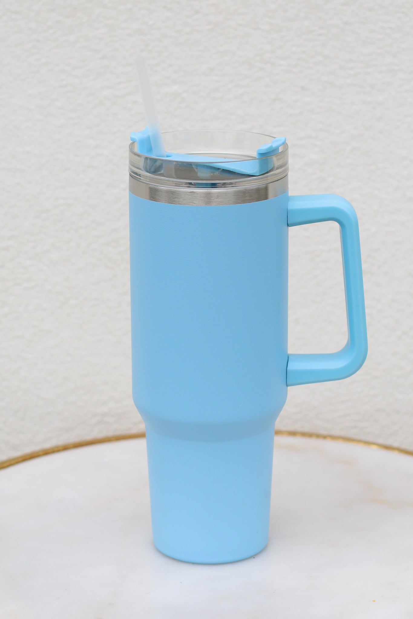 40oz Tumbler with Handle Royal Blue