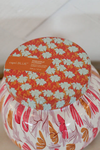 19 oz Pattern Play Pineapple Flower Candle