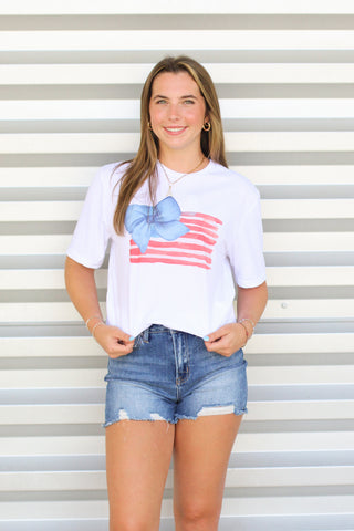 Watercolor Flag Tee