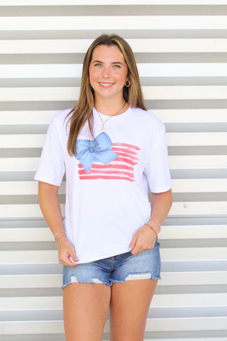 Watercolor Flag Tee