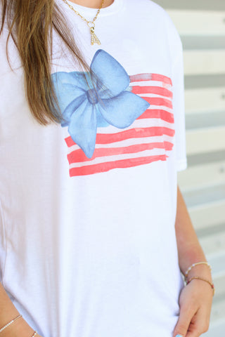 Watercolor Flag Tee