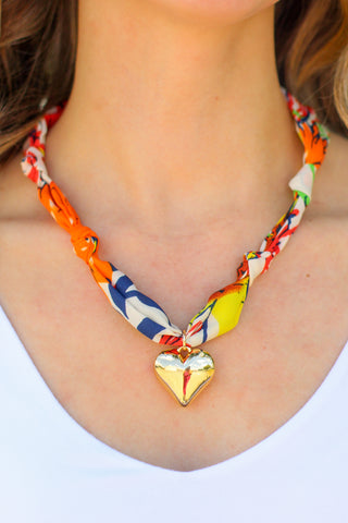 Handmade Scarf Necklace