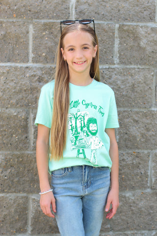 Tween Mr. P's Happy Little Cypress Trees Tee