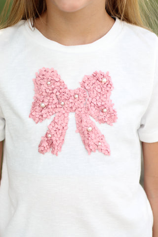 Tween Petals and Pearls Top