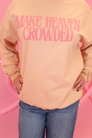 Make Heaven Crowded Puff Sweatshirt