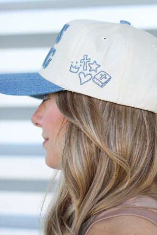 Artistic Jesus Is King Trucker Hat