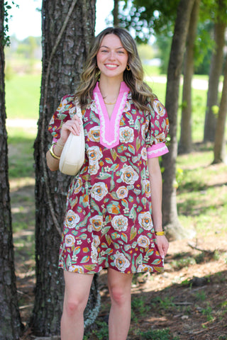 Flowers and Lace Dress