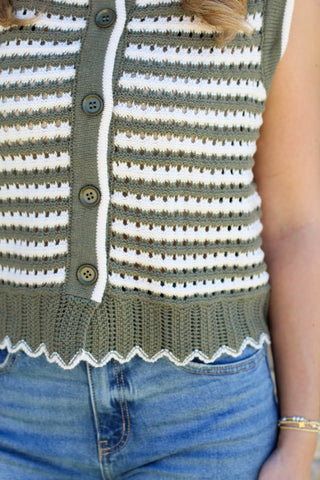 Cutest Scallop Sweater Vest