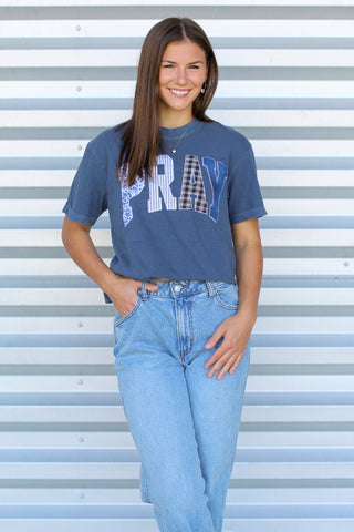 Pray Patchwork Tee