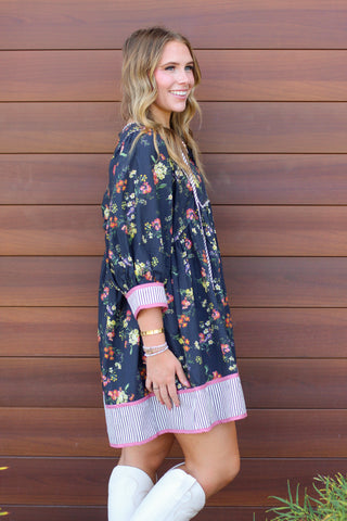 Charming in Florals Dress