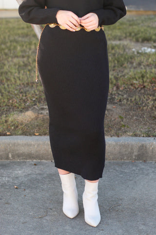fitted sweater skirt