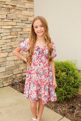 So Girly in Florals Dress