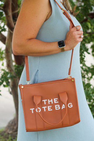 Trendy Leather Tote Bag