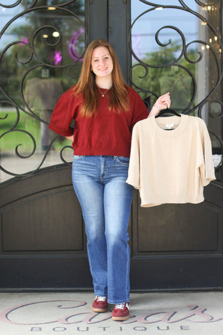 Malia Crop Sweater