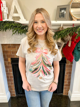 Abstract Bow Tree Tee