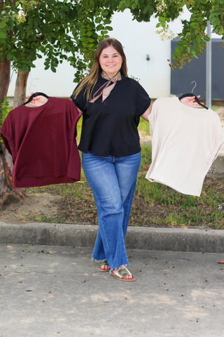 So Chic Cuff Sleeve Top
