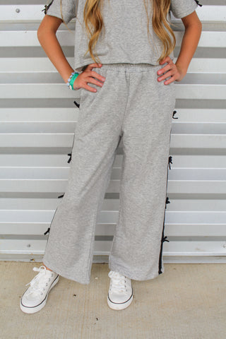 Stripe and Bow Pants