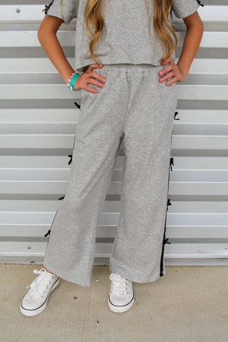 Stripe and Bow Pants