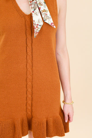 Sleeveless Sweater Dress