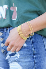 Bella Bracelets-Gold