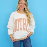Mother Double Sided Mock Neck Sweatshirt