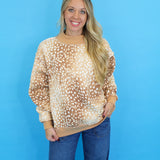 Mother Double Sided Mock Neck Sweatshirt