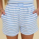 Tween Lulu Mac Monochromatic Stripe Shorts