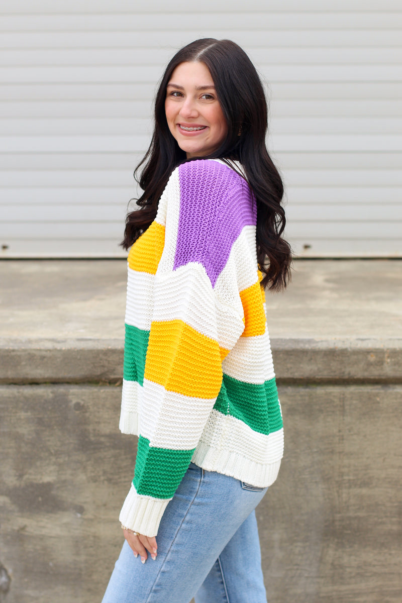 Louisiana Stripe Sweater