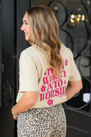 Worry into Worship Tee