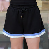 Retro Color Block Shorts