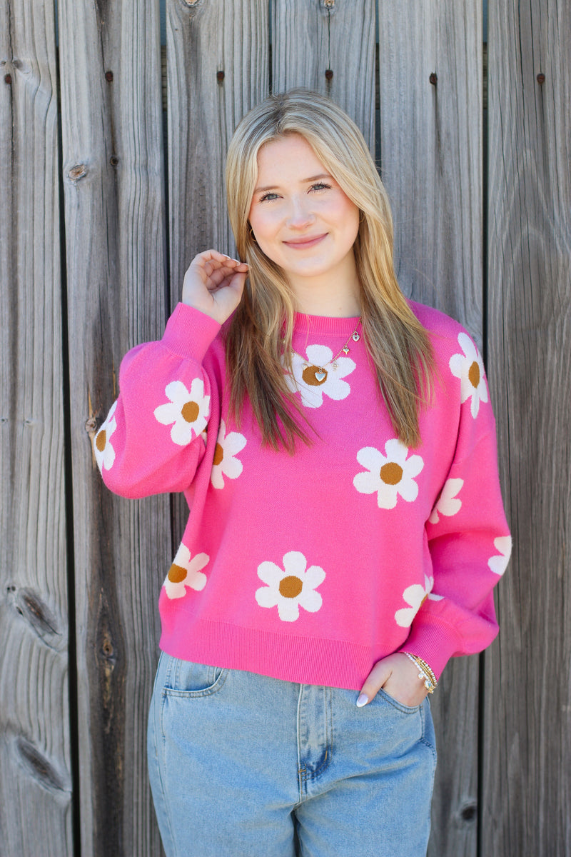 Loving Flowers Sweater