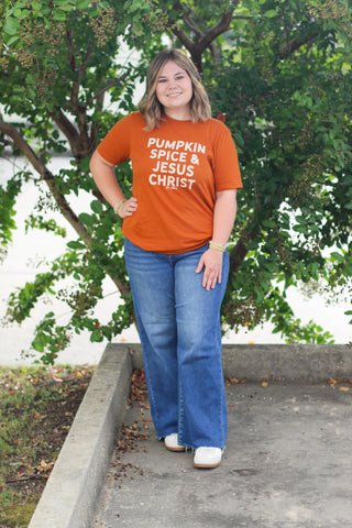 Pumpkin Spice & Jesus Christ Tee
