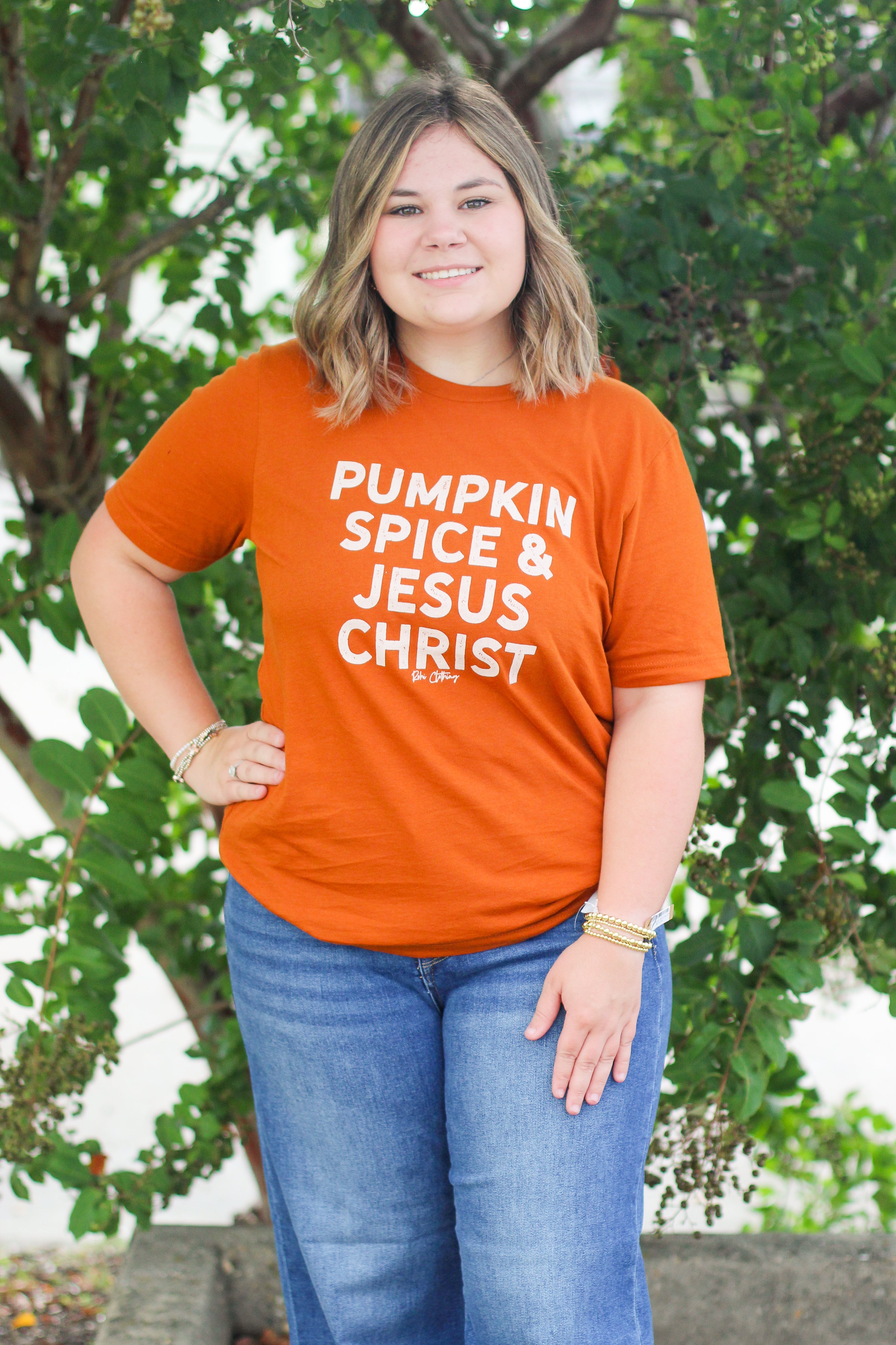pumpkin spice graphic tee