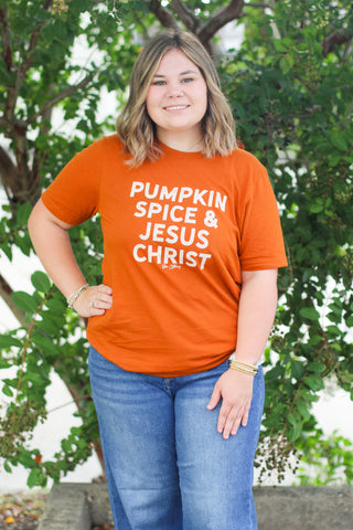 pumpkin spice graphic tee