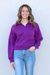 Cutest Half Zip Sweatshirt