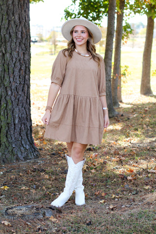 Darling Corduroy Dress