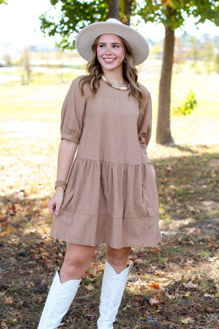 Darling Corduroy Dress
