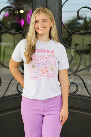 jesus paid it all graphic tee