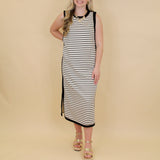 Comfy Stripes Maxi Dress