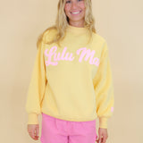 Lulu Mac Script Mock Sweatshirt