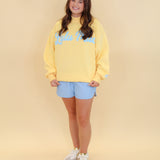 Lulu Mac Script Mock Sweatshirt