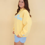 Lulu Mac Script Mock Sweatshirt