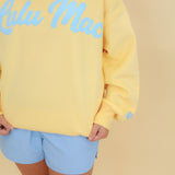 Lulu Mac Script Mock Sweatshirt