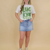 Lucky because of Him Tee